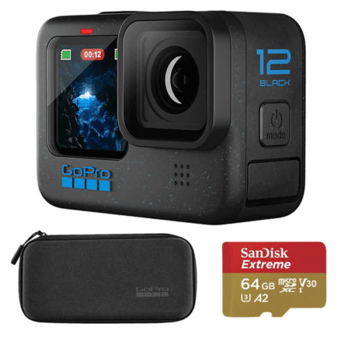 دوربین گوپرو GoPro Hero 12 Black + کیف و 64GB مموری