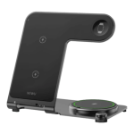 WiWU WI-W005 Power Air 3 In 1 Wireless Charger, Grey