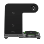 WiWU WI-W005 Power Air 3 In 1 Wireless Charger, Grey