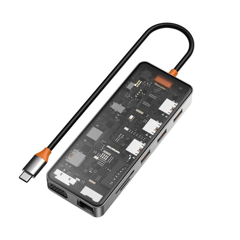 هاب تایپ سی ویوو WiWU Cyber HUB 11 in 1 USB-C CB011