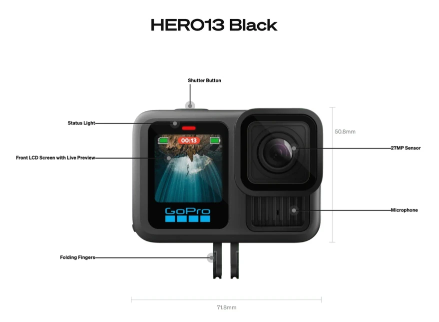 دوربین گوپرو GoPro Hero 13 Black