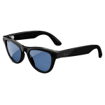 عینک هوشمند ری بن Meta RayBan Skyler Shiny Black Frame + Transitions Cerulean Blue Lense