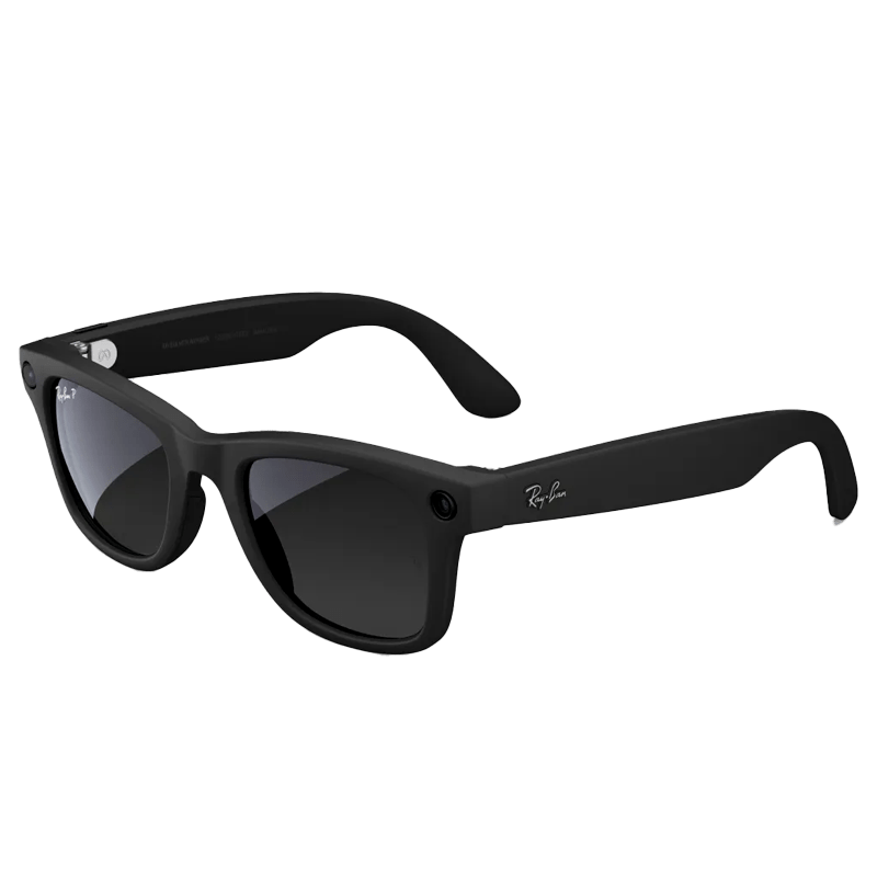 عینک هوشمند ری بن Meta RayBan Wayfarer Matte Black Frame + Polarized Gradient Graphite Lense