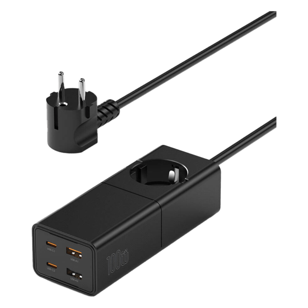 آداپتور ویوو WiWU Wi-S004 PowerStrip Dual USB-C To USB-A