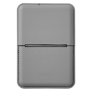 پایه نگهدارنده کارت مغناطیسی تاشو ویوو WiWU MW-001 Mag Wallet Magnetic with Stand - طوسی, 10 روز ضمانت سلامت و اصالت کالا