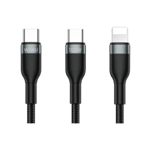 کابل شارژ و انتقال داده ویوو WiWU Wi-C029 Concise USB-C To USB-C+ip Cable