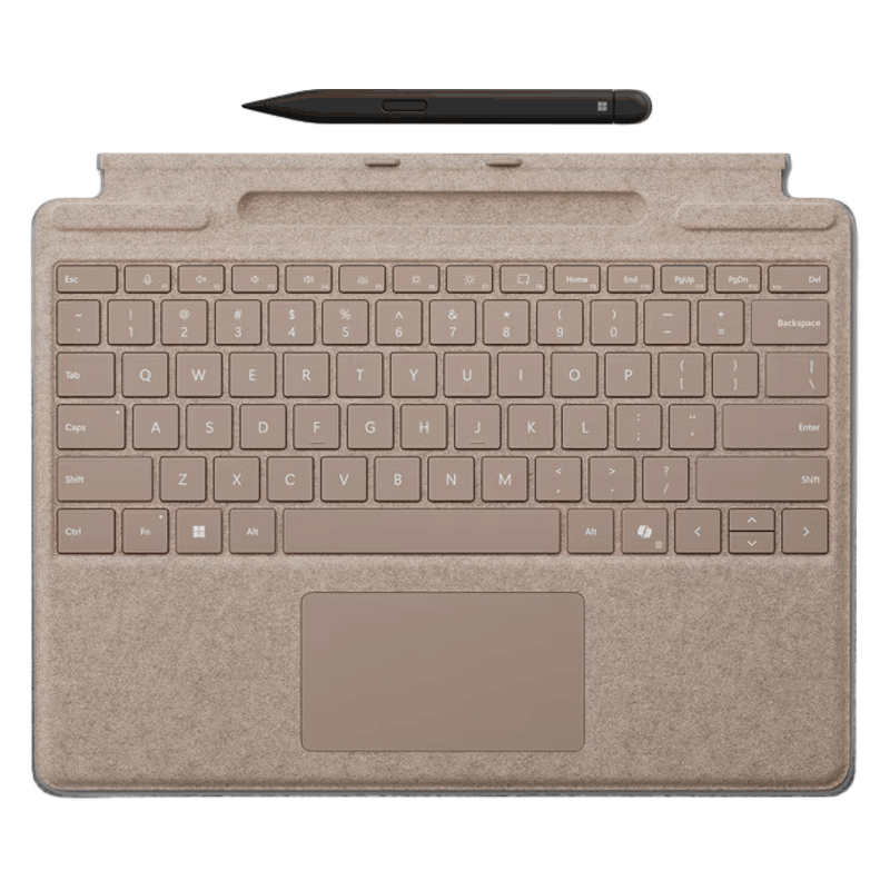 کیبورد با قلم مایکروسافت Microsoft Surface Pro Keyboard with Slim Pen – Dune