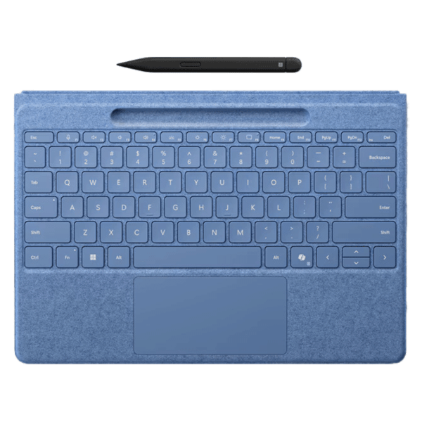 کیبورد با قلم مایکروسافت Microsoft Surface Pro Flex Keyboard with Slim Pen - Bright Sapphire