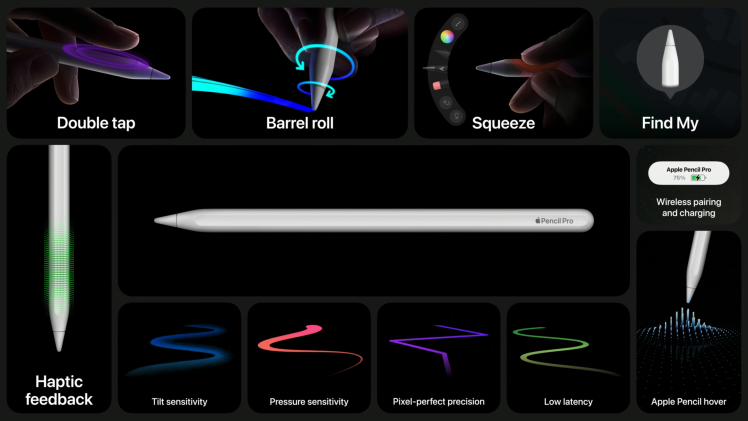 قلم هوشمند اپل پرو Apple Pencil Pro
