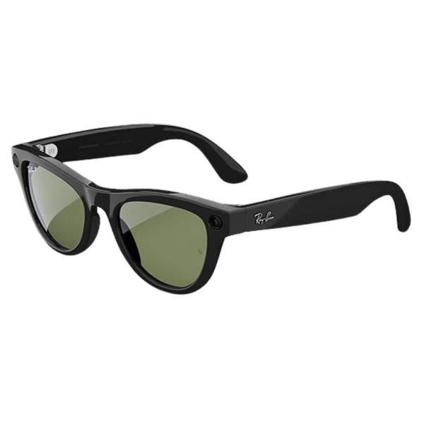 Meta RayBan Skyler Shiny Black Frame + G-15 Green Lense